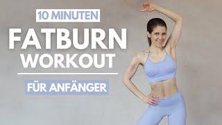 10 MIN Fat Burning Beginner Workout / Anfänger Workout ohne Springen, ohne Equipment  | Tina Halder