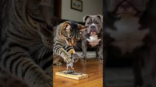 You Won’t Believe What This Cat Is About to Do to the Mouse…