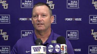 LSU Jay Johnson discusses Tiger Baseball incoming class