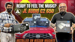 UNMATCHED Sound Upgrade  || JL Audio C2-650 Speakers Installed on Nissan MAGNITE in KOLKATA