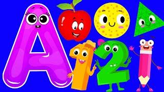 Learn ABC Phonics Shapes Numbers Colors | Preschool Learning Videos For 3 Year Olds | #kidsvideos