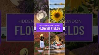 Lavender, Sunflower and Delphinium Fields near London #lavender #sunflower #delphinium #london