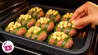 Кабачки с фаршем. Готовлю каждый день! Zucchini + Ground Beef — Easiest Weeknight Dinner