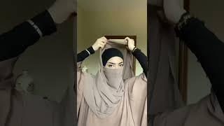 Hijab and niqab styling #kef #hijab #hijabstyle #scarf #niqab