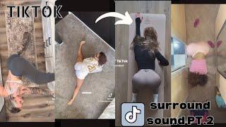 Surround sound TikTok challenged || ceiling challenge pt.2 |Bacardi dance|Bheba bheba dance