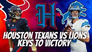 Houston Texans VS Lions Game Preview!