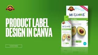 How To Create A Product Label Design In Canva