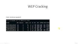 Hacking WEP Networks