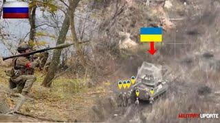 Russian Forces Launch Fierce Assault,  Destroy Ukrainian Vehicles