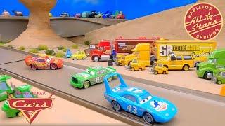 Radiator Springs All Stars Race | Lightning McQueen, The King, Chick Hicks & More | Pixar Cars