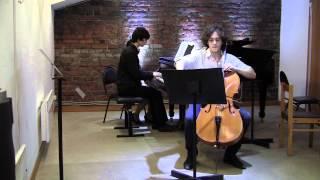 Schostakovich Cello Sonate (op.40); David Ezhov (cello); Alexey Kiselev (piano)