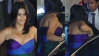 Ekta Kapoor's Exposes BULGING Neckline!