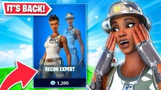 *NEW* Recon Expert RETURNS to Fortnite! (RAREST SKIN)