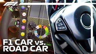 How Different Is An F1 Car's Steering Wheel To A Road Car's? | Aramco