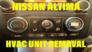 07-12 ALTIMA HVAC CONTROL UNIT REPLACEMENT