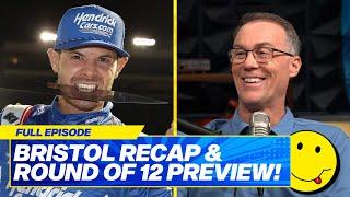 Kyle Larson dominates at Bristol, Denny Hamlin survives and advances, Round of 12 Preview, and more!