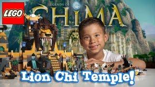 LION CHI TEMPLE - LEGO Legends of Chima Set 70010 Time-lapse Build, Unboxing & Review by EvanTubeHD