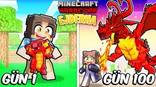 Minecraft'ta KANLI EJDERHA Olarak 100 GÜN GEÇİRDİM 🩸