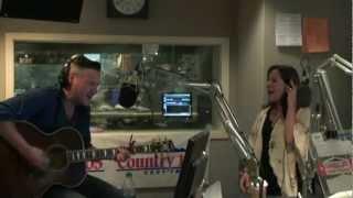 Small Town Pistols in Studio at Country 105