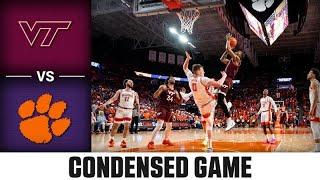 Virginia Tech vs. Clemson Condensed Game | 2024-25 ACC Men's Basketball