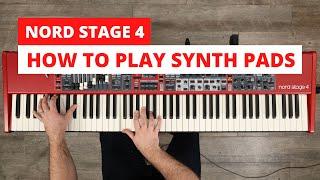 Nord Stage 4 - Playing Technique for Synth Pads in Church