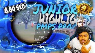 WORLD's RANK 1 KOREAN CONQUEROR M416 + 4x Scope Reflex Champion Junior BEST Moments in PUBG Mobile