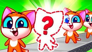 Copy Me  Baby Cat VS Copycat! Funny Games & Good Habits with Kitties & Puppies  Purr-Purr Stories