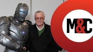 Stan Lee at London SuperCon 2012 - Mask & Cape