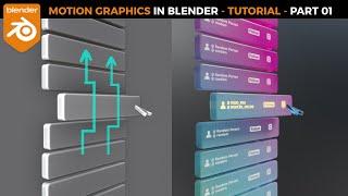 Motion graphics in blender - Tutorial -  part 01