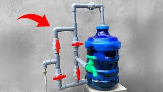 Very few people know! How to make a water filter from Empty plastic bottles + PVC drainage pipes