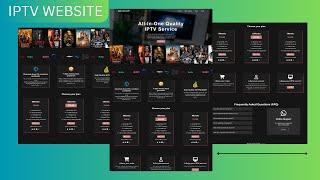 Responseve IPTV Templates - Build Your IPTV Website using HTML,CSS And JS with Ease!