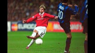 David Beckham vs Inter Milan (1998-99 UCL Quarter-Finals 1st leg)