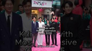 most expensive casts of kdramas 2025... #kdrama #shorts #squidgame
