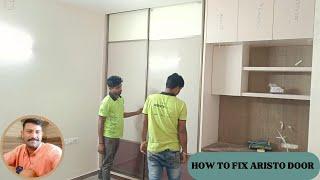 How to fix Aristo door sliding door