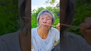 Kind Grandpa Eats Candy Skewers and the Funny Ending #shorts#1375