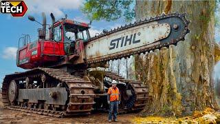 Extreme Dangerous Fastest Big Chainsaw Cutting Tree Machines | Biggest Heavy Equipment Machines #23