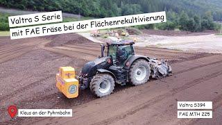 Flächenrekultivierung mit Valtra S Serie und FAE Fräse | Bernegger GMBH | Poiz Tv