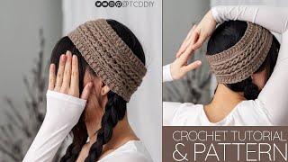 How to Crochet: Cable Stitch Headband | Pattern & Tutorial DIY