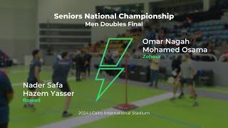 Speedball | Nader & Hazem vs Omar & Mohamed | Full Match | 2024 National Seniors Final