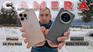 Huawei Mate 70 Pro + vs iPhone 16 Pro Max - Camera Battle!