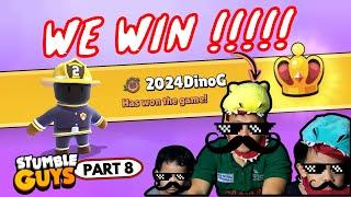 WE WIN - STUMBLE GUYS 2024  Part 8  DinoG