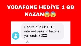 VODAFONE BEDAVA 3GB İNTERNET KAZAN-VODAFONE BEDAVA İNTERNET RAMAZANA ÖZEL