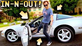 C4 Corvette: The RIGHT Way To Get In & Out!