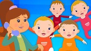 пять маленьких детей | песни для детей | детские стихи | Five Little Babies | Nursery Rhymes