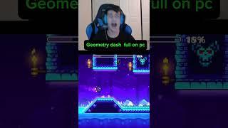 Geometry dash on pc vs geometry lite on phone #geometrydash #robtop