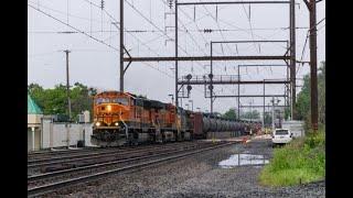 CSX Trenton Line - End of July 2020 Action at Yardley & Penndel