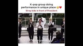 Kpop Groups doing Performance in unique place  #bts #redvelvet #pocketgirls #twice #straykids