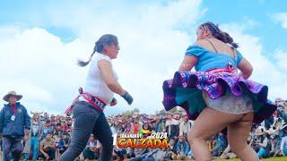 LO MEJOR DE LAS FIESTAS MAS GRANDES DE CHUMBIVILCAS CALZADA  PRIMER DIA 2024 TAKANAKUY MUJERES