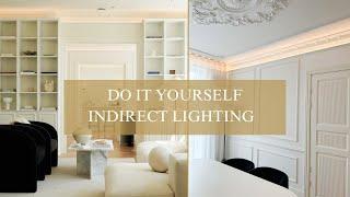 SMART INDIRECT LIGHTING SETUP | DIY HIDDEN LIGHT STRIP