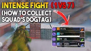 SAVING RANDOM SQUAD'S DOGTAG (INTENSE BATLLE!!) | CALL OF DUTY MOBILE - BATTLE ROYALE